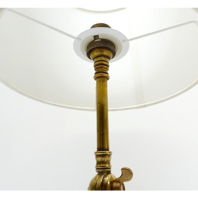 Articulated Tripod Lamp Base in Brass, 1920s For Sale - Image 6 of 11