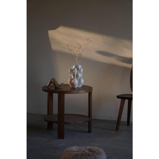 Modern Danish Model 1535 Side Table in Lacquered Beech from Fritz Hansen, 1940s For Sale - Image 9 of 18