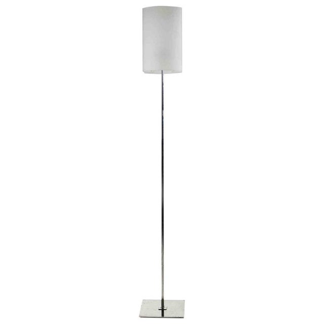 Vintage Favel Floor Lamp with Chromed Steel Base, Italy, 1970s For Sale - Image 6 of 6