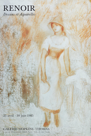 La Glaneuse Poster after Pierre-Auguste Renoir