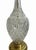 1970s Vintage Waterford Alana Cut Crystal & Brass Table Lamps - A Pair For Sale - Image 5 of 10