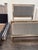 French Queen Size Restoration Hardware 1930s French Mirrored Bed Frame For Sale - Image 3 of 12