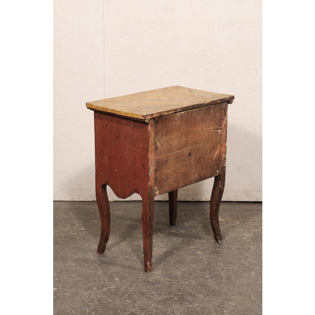 Brown Petite Italian Lift-Top Cabinet, 19th C. For Sale - Image 8 of 12