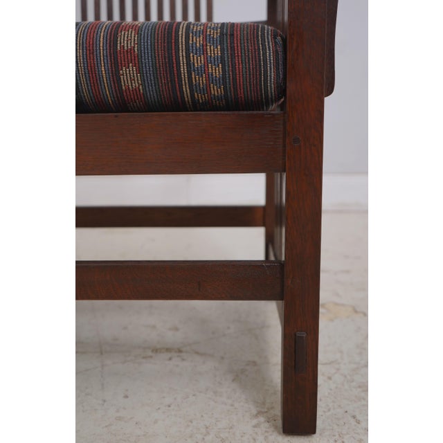 Set of 6 Stickley Mission Oak Dining Chairs For Sale - Image 14 of 18