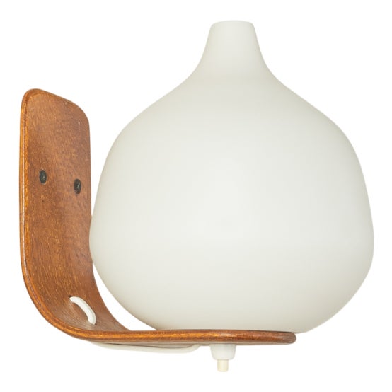 Vintage Wall Lamp by Uno & Östen Kristiansson for Luxus, 1960s For Sale