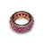 Bochic “Capri” Red Ruby & Purple Amethyst Ring Set In 18K Gold & Silver For Sale - Image 10 of 11