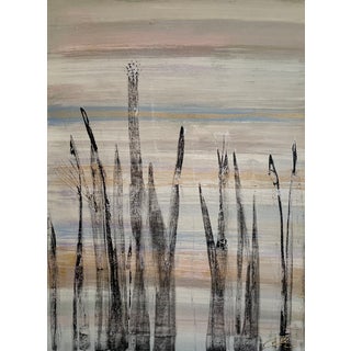Sea Grass 1, Original Acrylic Painting by Cathe Hendrick For Sale