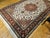 Fine Persian Tabriz Shirfar Rug, Hand-Knotted Wool & Silk, Floral Pattern, Ivory & Chocolate, 7x10 For Sale In Chicago - Image 6 of 18