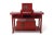Vintage Red Lacquered Wood Sideboard For Sale - Image 11 of 11