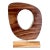 Contemporary Modern Geometric Abstract Sculpture - Walnut and Oak Wood For Sale
