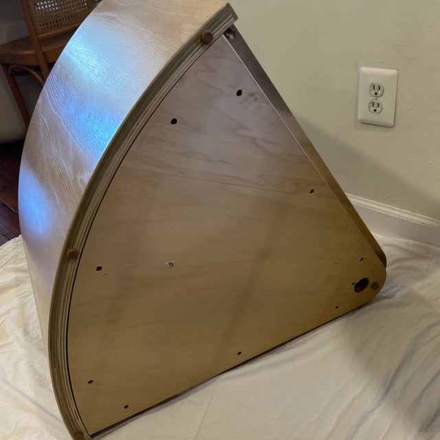 Vintage Postmodern Century Side Table 1970s Attributed to Jay Spectre For Sale In Philadelphia - Image 6 of 7