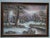 I Cafieri, Winter Landscape, Oil Painting, 1984, Framed For Sale - Image 10 of 18