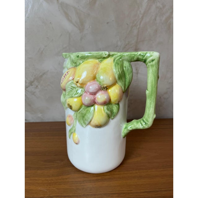 Ceramic Glazed Ceramic Pitcher, 1950s For Sale - Image 7 of 13