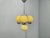 Beautiful Art Deco chandelier produced in Czechoslovakia during the 1930s. This elegant ceiling light features chrome...