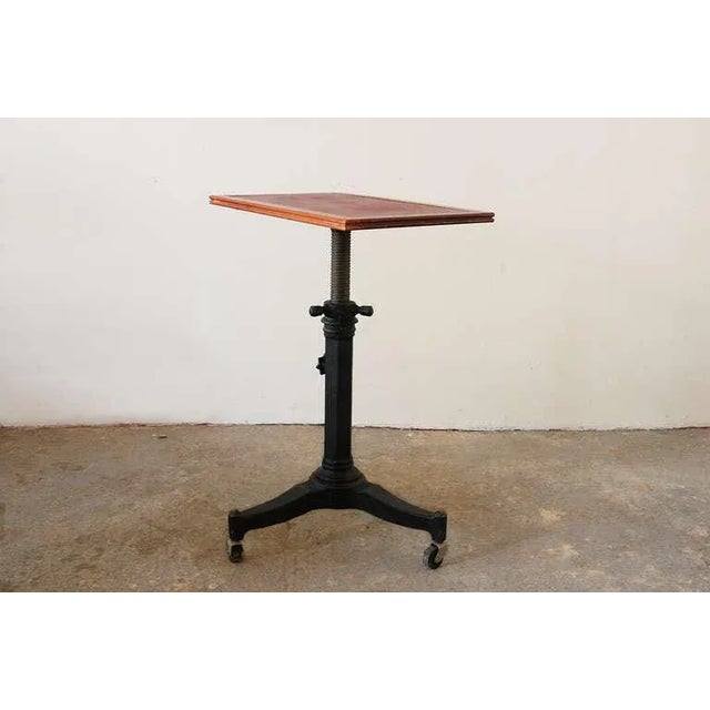 Industrial Antique Optometrist's Table For Sale - Image 3 of 7