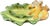 2000 - 2009 Vintage Kaldun & Bogle Zanzibar Majolica Monkey & Banana Leaf Platter, 10" For Sale - Image 5 of 14