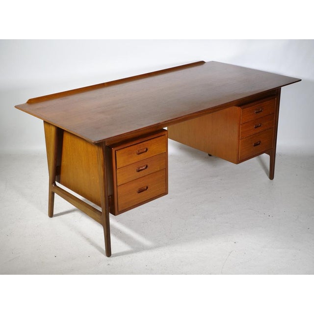 Mid-Century Desk in Teak by Arne Vodder & Anton Borg, 1960 For Sale - Image 16 of 16
