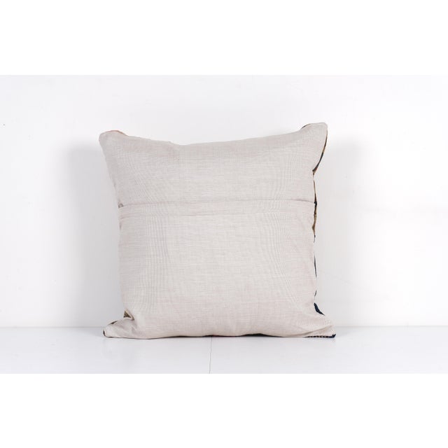 Turkish Kilim Patchwork Cushion For Sale - Image 4 of 4
