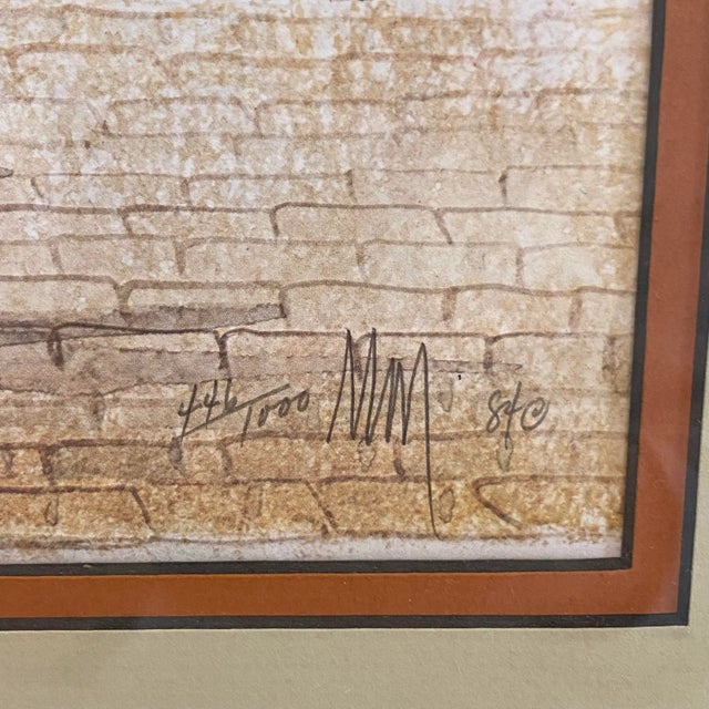 Thrice-Signed P. Buckley Moss “French Market” Limited Edition Print – Southern Heritage Americana For Sale - Image 4 of 7