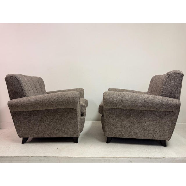 Large Italian Armchairs by Guglielmo Ulrich, 1940s, Set of 2 For Sale - Image 6 of 15