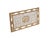 58" Chinese Rectangular Flower Birds Geometric Wood Wall Panel For Sale - Image 10 of 11