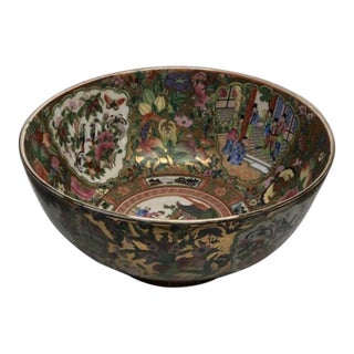 19th Century Antique Chinese Rose Famille Bowl For Sale