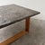 Vintage Belgian Slate and Oak Coffee Table, 1970s For Sale - Image 4 of 11