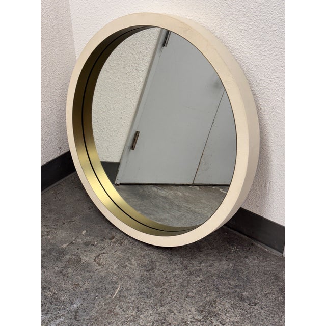 Restoration Hardware Shagreen Mirror For Sale In San Francisco - Image 6 of 12