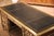 19th Century French Louis XVI Mahogany, Bronze & Leather-Top Partner Desk For Sale - Image 4 of 15