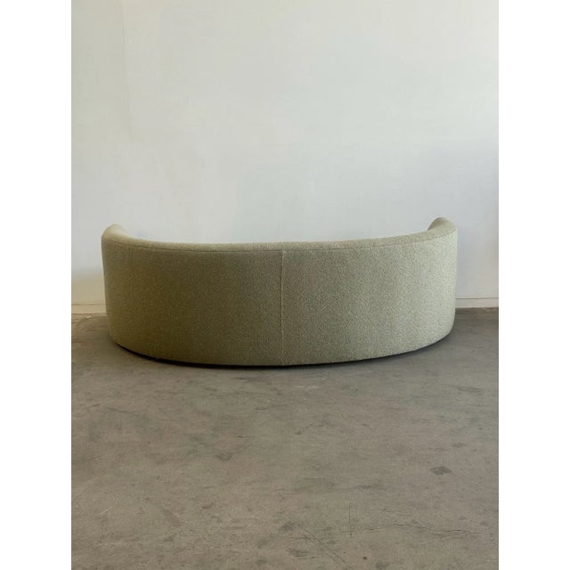 Vintage Custom Curved Sofa For Sale In Los Angeles - Image 6 of 7