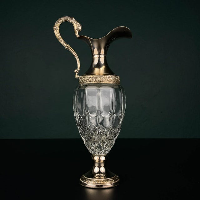 Silver Vintage Silver Plated Decanter, 1950s For Sale - Image 8 of 15
