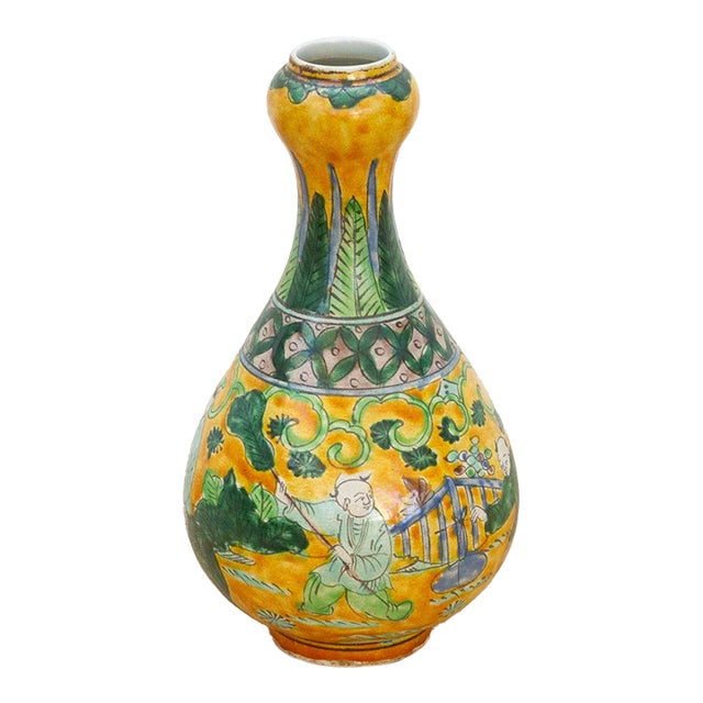 Antique Chinese Famille Rose Vase For Sale