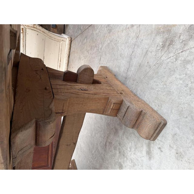 Monastery‑Style Oak Table, 1960s For Sale - Image 13 of 14