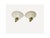 Art Deco Alabaster Wall Lights with Bronze Hands, 1970s, Set of 2 For Sale - Image 9 of 10