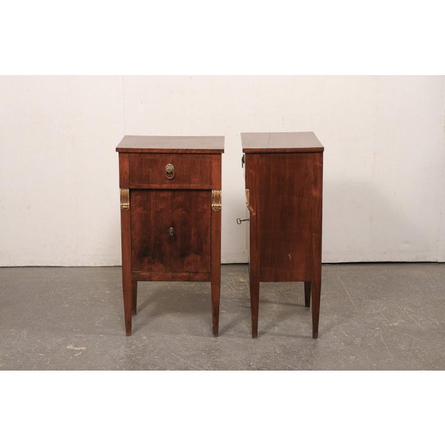 Italian Pair 19th C. Side Chests For Sale - Image 9 of 12