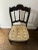 Wood Early 20th Century Antique Spindle Back Upholstered Chairs - Set of 2 For Sale - Image 7 of 11