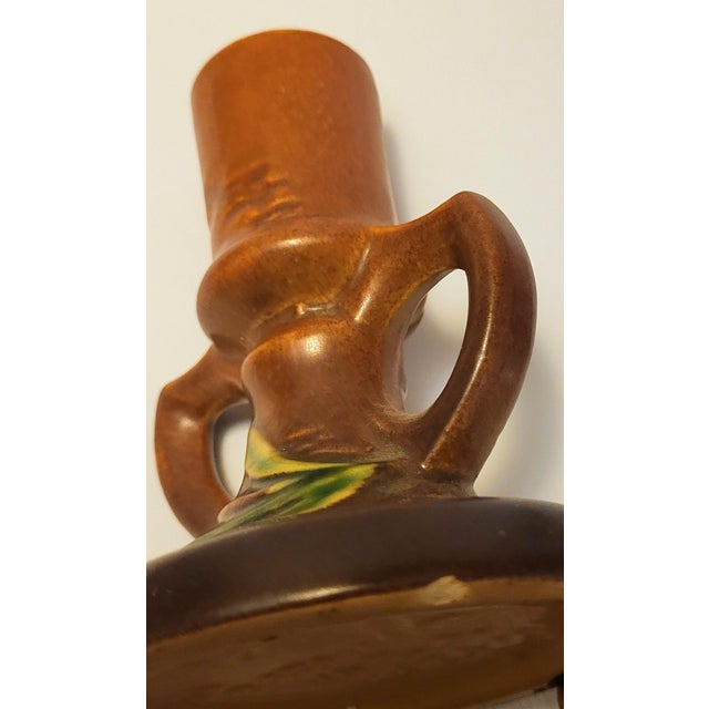 1960s Roseville Pottery Candle Holder For Sale - Image 9 of 12