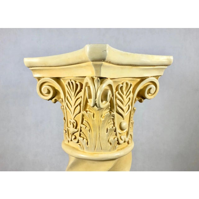 Vintage Roman Column Flower Stand Pedestal, 1980s For Sale - Image 6 of 13