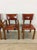 Thus set of four mid century modern dining chairs feature bentwood construction, two arm chairs and two side chairs with...