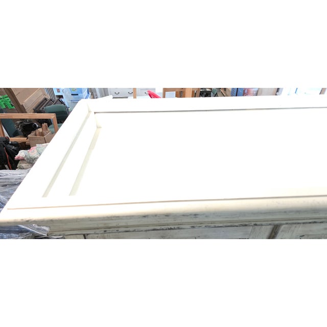 Custom Large Armoire Wardrobe in French Provincial Style For Sale - Image 9 of 9