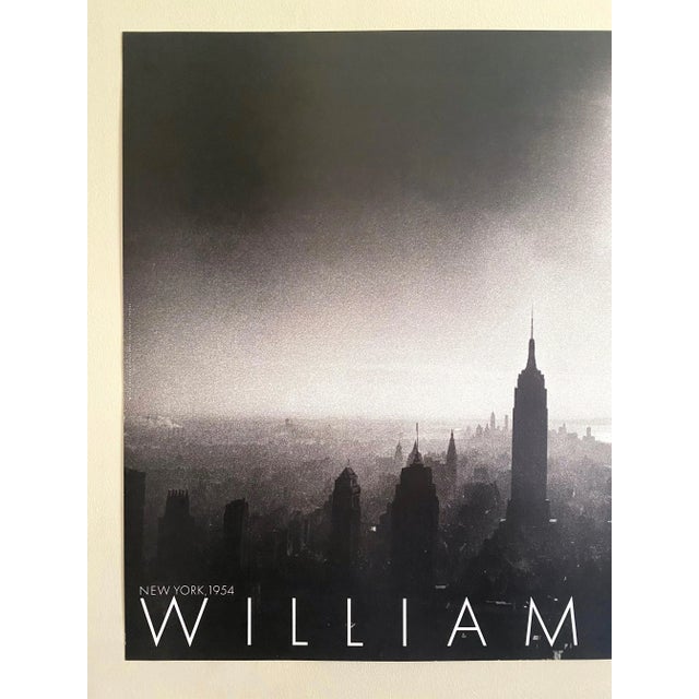 Mid-Century Modern William Klein Vintage 1980 Lithograph Photo Print French Poster " New York, 1954 " For Sale - Image 3 of 10