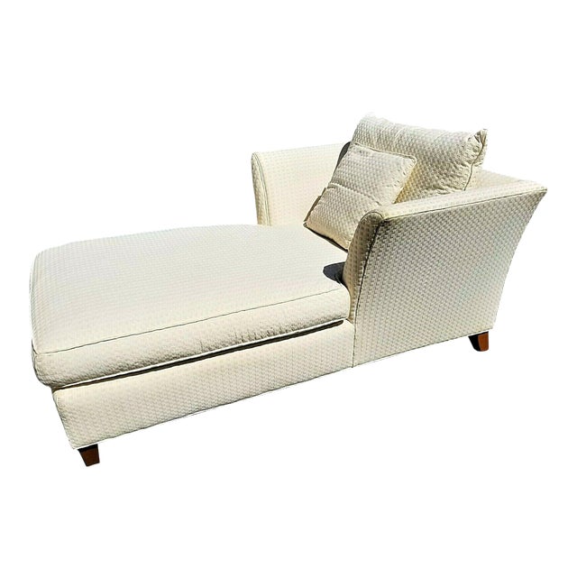 Lexington Home Oversized Beige Ivory Chaise Lounge Chairish