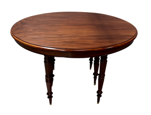 Mid-19th Century Louis Philippe Oval Mahogany Table