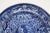 John Hall John Hall Deep Cobalt Blue Glaze Staffordshire Plate "Quadrupeds" For Sale - Image 4 of 8