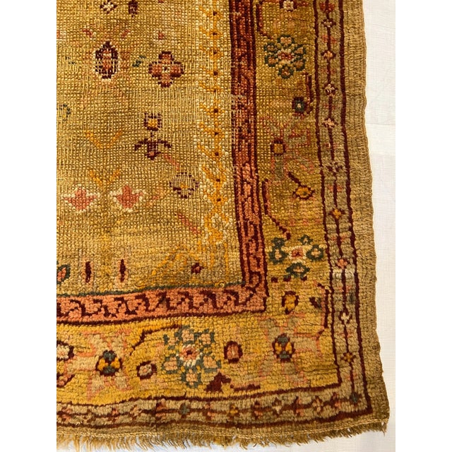Antique Turkish Oushak rugs have been woven in Western Turkey since the beginning of the Ottoman period. Historians...