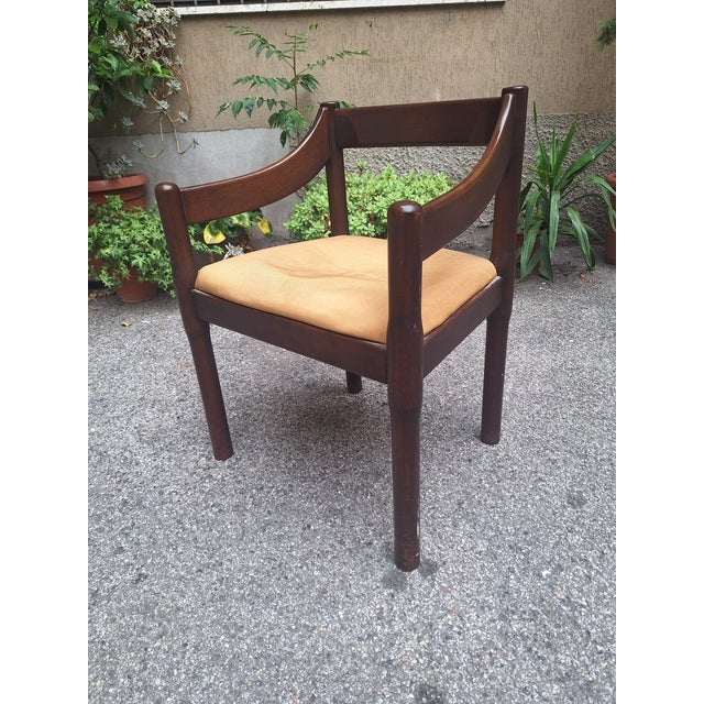 Wood Armchair Model 892 by Carimate Vico Magistretti for Cassina, 1960s For Sale - Image 7 of 9