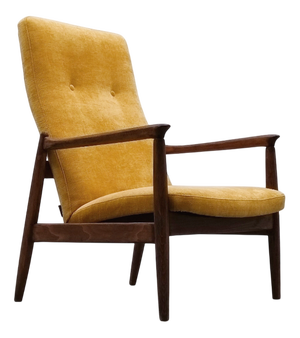 Vintage Lounge Chair by Edmund Homa for Gościcińskie Fabryki Mebli, 1960s