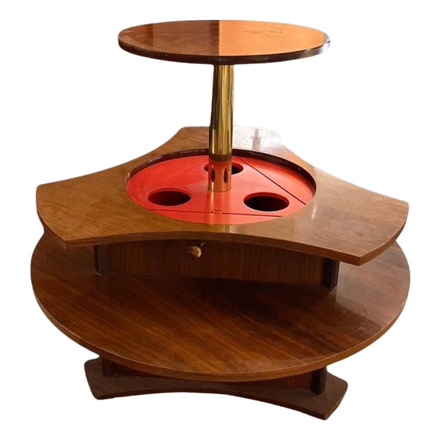 Italian Table with Bar from Gervasino, 1960s For Sale