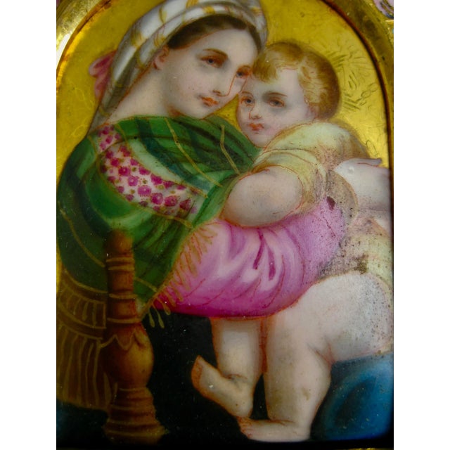 Gothic French Antique Bronze 19 Century Holy Water Wall Hanging For Sale - Image 3 of 13