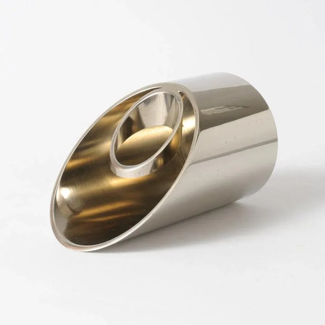 Metal Modernist Italian Ashtray from VM, 1970s For Sale - Image 7 of 10